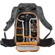 Lowepro Whistler 350   450 AW Backpack for Cameras or Accessories with Weather Cover, Top and Side Access, fits 13 -15  Laptop (Gray) Cheap