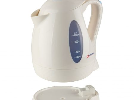 [CLEARANCE] Goodway GK-212C 1.2Liter 900W Plastic Electric Jug Kettle with Less than 4mins Heating, Auto Power-Off, and Chassis Heating Method Online