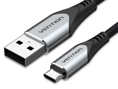 Vention Reversible USB 2.0 Male to Micro USB Male Charging and Data Cable for 3A High Current Charge and Fast File Transferring for PC, Mac, and Android (0.25M, 0.5M, 1M, 1.5M, 2M, 3M) | COCH Online Sale