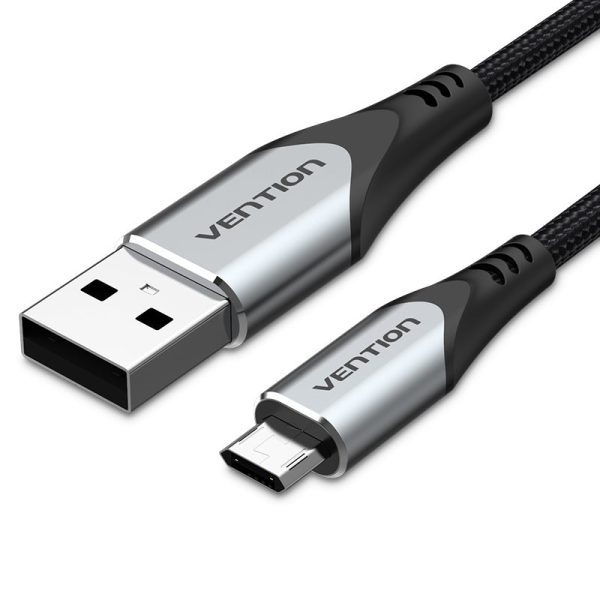 Vention Reversible USB 2.0 Male to Micro USB Male Charging and Data Cable for 3A High Current Charge and Fast File Transferring for PC, Mac, and Android (0.25M, 0.5M, 1M, 1.5M, 2M, 3M) | COCH Online Sale