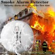 DAYTECH Photoelectric Wireless Smoke Detector Fire Preventive Alarm System for Home, Office, School, Hotel, Hospital, Restaurant Indoor Establishments | SM02 Online now