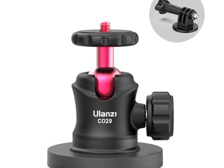 Ulanzi C029 Magnetic Camera Mount with 360° Panoramic Ball Head, GoPro Adapter for Fill Light, Smartphone Clip, Compact, Panoramic and Action Cameras | C062GBB1 Online now