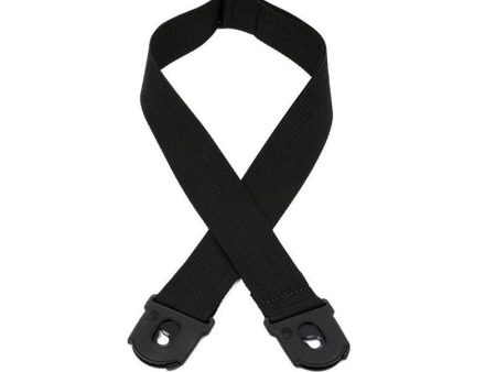 Planet Waves 35  x 59.5  Polypropylene Guitar Strap with Lock (Black) | PWSPL200 For Discount