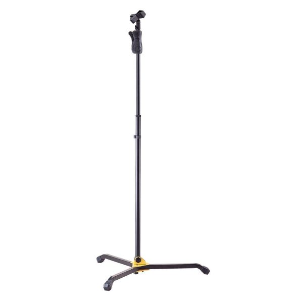 Hercules Quick-N-EZ 66-Inch Transformer Microphone Stand with Clip, Tilt & Height Adjustment, Wide Tripod Base | MS401B Supply