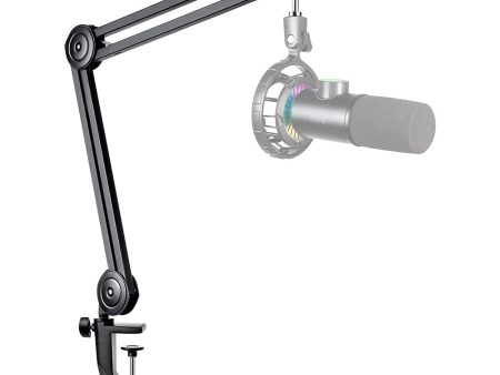 Fifine BM63 Heavy Duty Microphone Boom Arm with Triple Joint Spring Suspension, Desk Clamp, and Universal 5 8-Inch Bolt Mount Online now