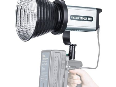 VILTROX NINJA 10B LED 120W Bi-Color Handheld COB Studio Fill Light with 2800K~6800K Color Temperature, 10 Lighting Effect Presets and Mobile APP Control for Mobile and Studio Photography Hot on Sale