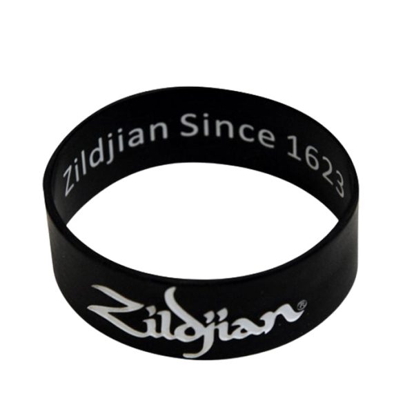 Zildjian Silicone Wristband Bracelet Baller for Drummers and Musicians (Black) | T4543 Supply