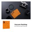 K&F Concept 3pcs Set Replacement Center-Pinch Camera Lens Cap with Lens Cap Keeper & Microfiber Cleaning Cloth for DSLR SLR & Mirrorless Camera | 37mm 40.5mm 43mm 46mm 49mm 52mm 55mm 58mm 62mm 67mm 72mm 77mm 82mm Hot on Sale