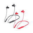 Motivo W50 In-Ear Sport Earphones with Bluetooth 5.0, IPX5 Sweat Resistant, Button-Type Controls with Microphone for Smartphones, PC and Laptop (Black, Red) | E0005, E0006 Cheap