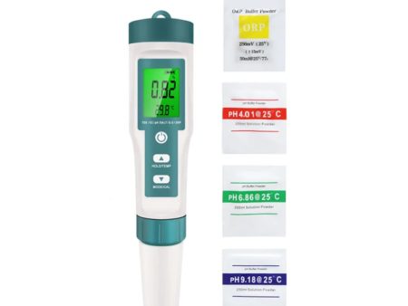 Noyafa NF-EZ9908 Compact 7-in-1 Digital Drinking Water pH Quality Tester with 4x 250ml Solution Powder, LCD Screen Display, TDS EC pH Salinity S.G Temperature Monitor For Sale