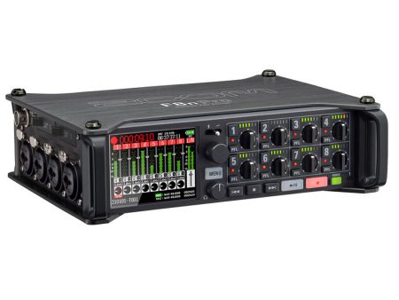 Zoom F8N Pro Multi-Track Field Audio Recorder & Mixer with 32-bit Float Recording & Streaming, 8 Channel Inputs with Locking Neutrik XLR TRS Connectors, USB Port, 1 4  Headphone Jack, SD Card Slot, 2.4  Full Color Display Fashion