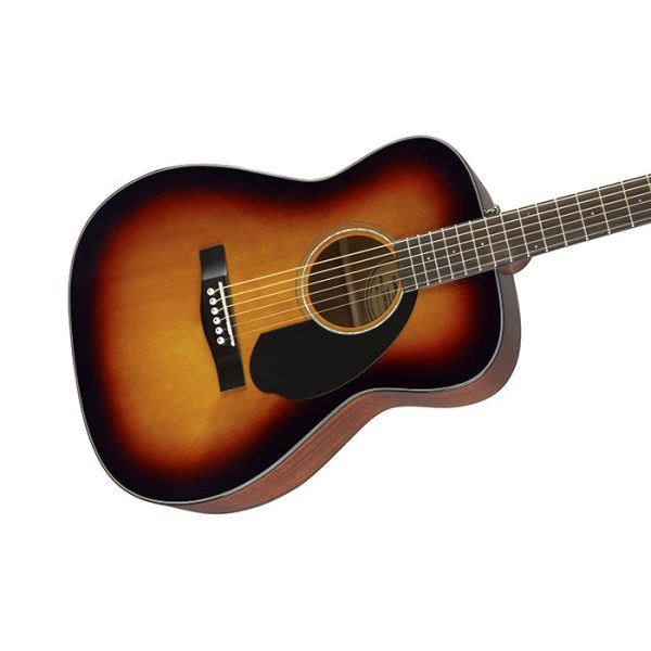 Fender CC-60S Concert Acoustic Guitar with 20 Frets, Walnut Fingerboard, Gloss Finish for Musicians, Beginner Players (Sunburst, Natural) Online Sale