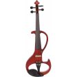 Fernando E358-6 4 String 4 4 Electric Violin with Piezo-Style Pickups, Spruce Body, and 3.5mm AUX Output (Natural) Online Sale