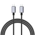 [CLEARANCE] ORICO GQA100 (1m  1.5m   2m) USB Type C to USB Type C Fast Charging Data Cable 20V 5A PD 100W, 480Mbps Transmission Rate, Nylon-Braided Aluminum Alloy for Smartphones, MacBook, Tablet, PC Supply