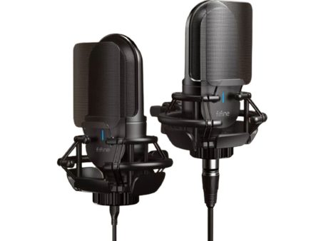 Fifine K726 XLR   K720 USB Type-C Cardioid Condenser Microphone with Noise Reduction Plug & Play for Professional Studio Recording, Gaming, Streaming and Podcasts Sale