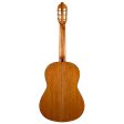 Valencia 400 Series Classical Full Size Acoustic Guitar with Satin Finish, 6-String Nylon, 19 Frets for Student Musicians, Beginner Players (Vintage Natural, Classic Sunburst) | VC404, VC404CSB Supply