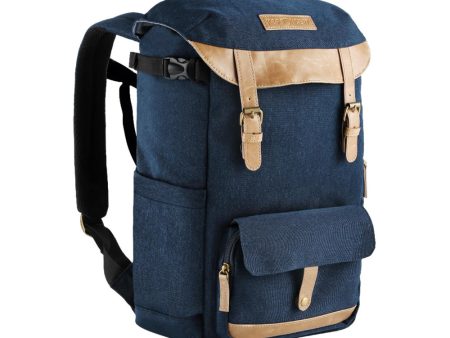 [CLEARANCE] K&F Concept 20L Camera Electronics Backpack with 15 Inch Laptop Compartment, Built-In Waterproof Rain Cover for Drones, Lens, Tripod, DSLR SLR, Mirrorless Camera & Accessories (Blue, Black) | KF13-066V10 KF13-066V12 Discount