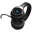 [CLEARANCE] CORSAIR Virtuoso iCUE RGB Wireless High Fidelity Gaming Headset Headphones w  7.1 Surround Sound, Detachable Broadcast-Grade Omnidirectional Microphone, Slipstream   USB & 3.5mm AUX Wired for PC Laptop and Consoles (Carbon) Supply