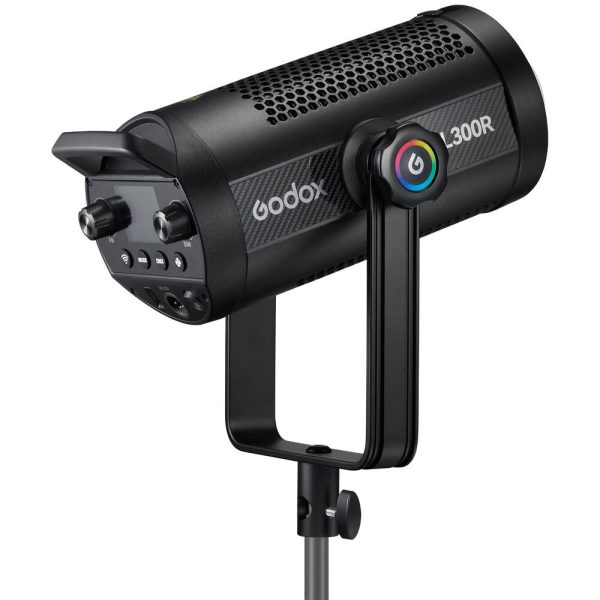 Godox SL300R RGB 10,000K Wireless LED Video Light with Bowens Mount, Effect Presets, Dual Cooling Fans, Onboard, App Control, and Rotatable Yokes for Camera Lighting Studio Photography For Sale