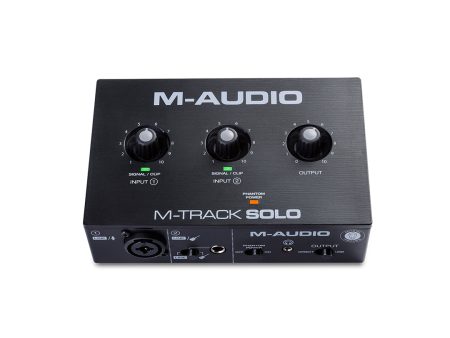 M-Audio M-Track Solo 2-Channel USB Audio Interface with Solo Combo Input Output | MTRACKSOLO II Cheap