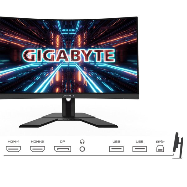 GIGABYTE G27FC 27  1080p FHD Curved Gaming Monitor with 165Hz Refresh Rate, AMD FreeSync Premium Compatible, 8-bit DCI-P3 HDR LCD Display and Built-in Stereo Speakers | GP-G27FC-A-AP Discount